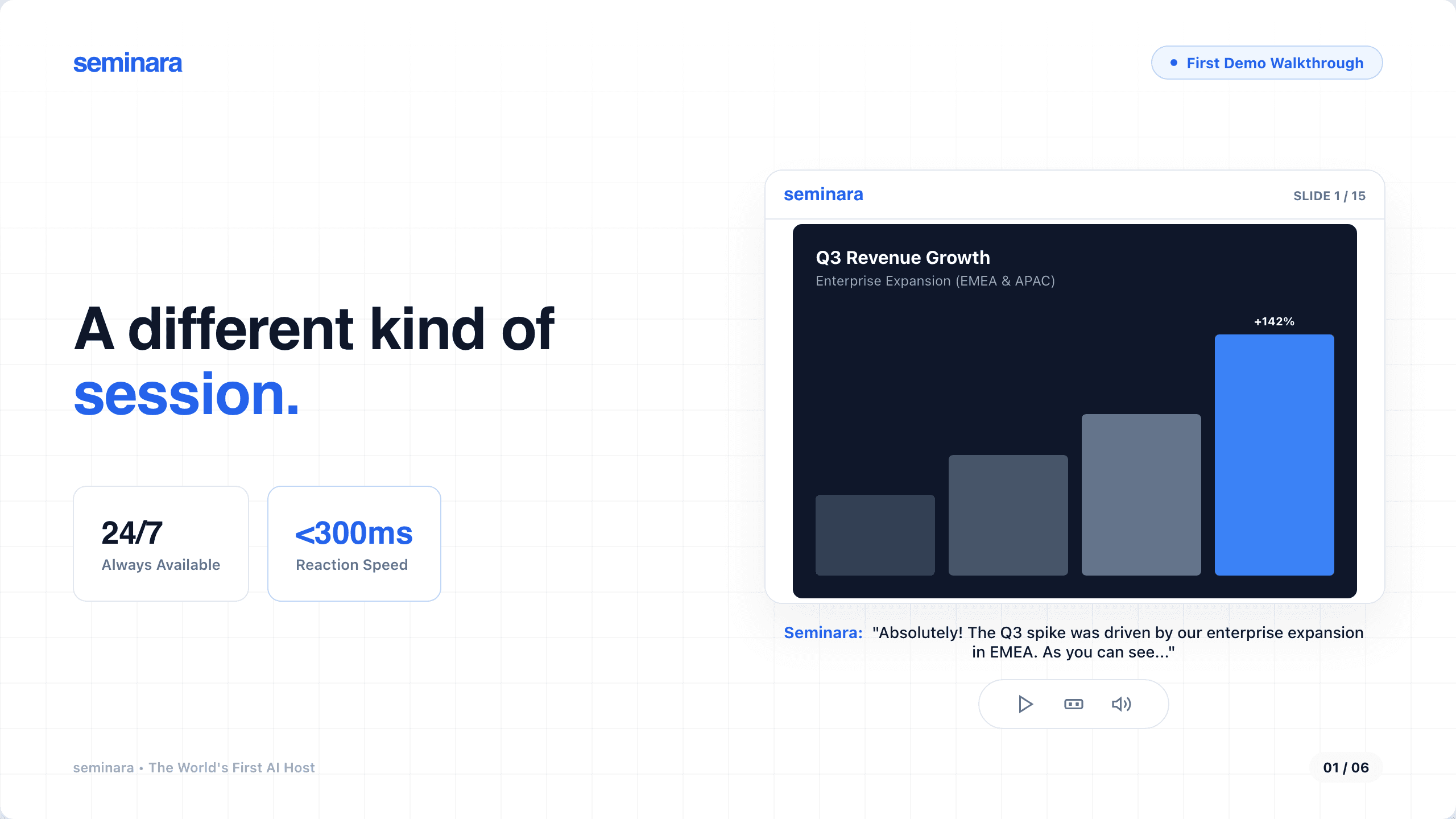 Seminara — The new way businesses educate.